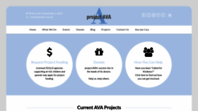 What Project-ava.org website looked like in 2019 (4 years ago)