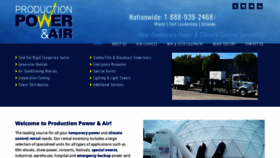 What Productionpowerandair.com website looked like in 2019 (4 years ago)