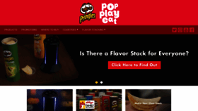 What Pringles.com website looked like in 2019 (4 years ago)