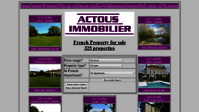 What Property-sales-france.com website looked like in 2019 (4 years ago)