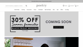 What Poetrystores.co.za website looked like in 2019 (6 years ago)