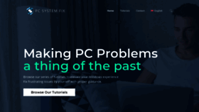 What Pcsystemfix.com website looked like in 2019 (4 years ago)