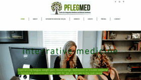 What Pflegmed.com website looked like in 2019 (4 years ago)
