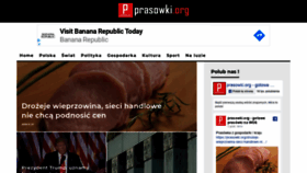 What Prasowki.org website looked like in 2019 (4 years ago)