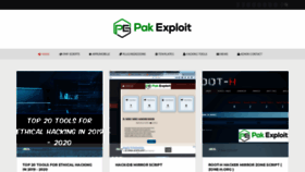 What Pakexploit.com website looked like in 2019 (4 years ago)