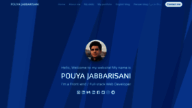 What Pouyajabbarisani.com website looked like in 2019 (4 years ago)