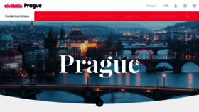 What Prague.fr website looked like in 2019 (4 years ago)