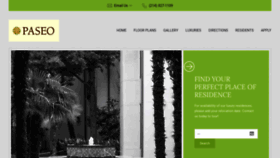 What Paseoresidences.com website looked like in 2019 (4 years ago)