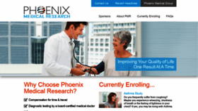What Phoenixmedicalresearch.com website looked like in 2019 (4 years ago)