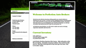 What Perfectionautobrokers.com website looked like in 2019 (4 years ago)