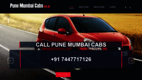 What Punemumbaicabs.co.in website looked like in 2019 (4 years ago)