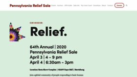 What Pareliefsale.org website looked like in 2019 (4 years ago)