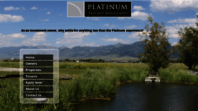 What Platinumbozeman.com website looked like in 2019 (4 years ago)