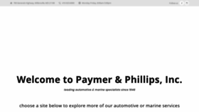 What Paymerandphillips.com website looked like in 2019 (4 years ago)