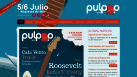What Pulpop.es website looked like in 2019 (4 years ago)