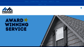 What Premier-roofing.com website looked like in 2019 (4 years ago)