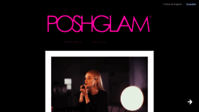 What Poshglam.com website looked like in 2019 (4 years ago)