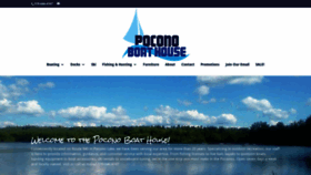 What Poconoboathouse.com website looked like in 2019 (6 years ago)