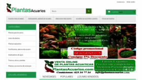 What Plantasacuarios.com website looked like in 2019 (4 years ago)
