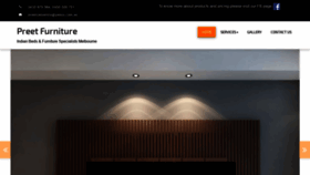 What Preetfurniture.com.au website looked like in 2019 (4 years ago)