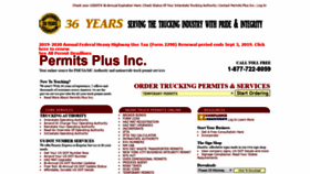 What Permitsplus.com website looked like in 2019 (4 years ago)