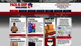 What Packshipworld.com website looked like in 2019 (4 years ago)