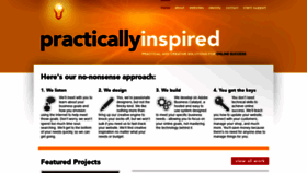 What Practicallyinspired.com website looked like in 2019 (4 years ago)