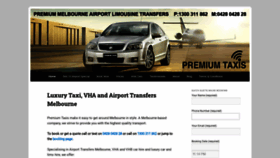 What Premiumtaxis.com.au website looked like in 2019 (4 years ago)