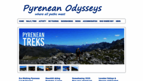 What Pyrenees-mountains.com website looked like in 2019 (4 years ago)