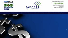 What Padgettalberta.ca website looked like in 2019 (4 years ago)