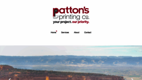 What Pattonsprinting.com website looked like in 2019 (4 years ago)