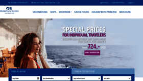 What Princesscruises.is website looked like in 2019 (4 years ago)