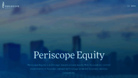 What Periscopeequity.com website looked like in 2019 (4 years ago)