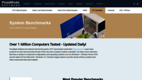 What Pcbenchmarks.net website looked like in 2019 (4 years ago)