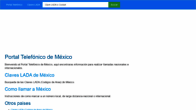 What Portaltelefonico.mx website looked like in 2019 (4 years ago)