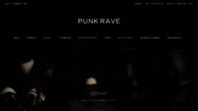 What Punkrave.co.uk website looked like in 2019 (4 years ago)