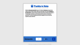 What Punkte-in-note.de website looked like in 2019 (4 years ago)