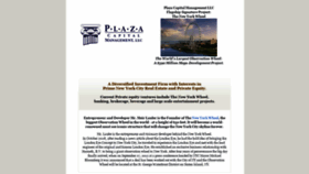 What Plazacap.com website looked like in 2019 (4 years ago)