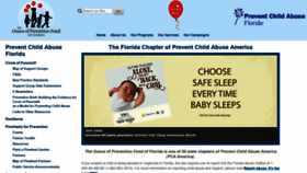 What Preventchildabusefl.org website looked like in 2019 (4 years ago)