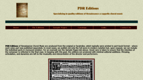 What Pdreditions.com website looked like in 2019 (5 years ago)