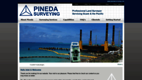 What Pinedasurveying.com website looked like in 2019 (4 years ago)