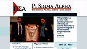 What Pisigmaalpha.org website looked like in 2019 (4 years ago)