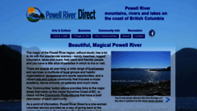 What Powellriverdirect.com website looked like in 2019 (4 years ago)