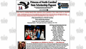 What Princessofnc.com website looked like in 2019 (4 years ago)