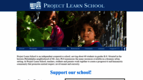 What Projectlearnschool.org website looked like in 2019 (4 years ago)