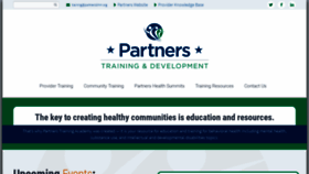 What Partnerstraining.org website looked like in 2019 (4 years ago)