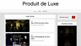 What Produit-luxe.com website looked like in 2019 (4 years ago)
