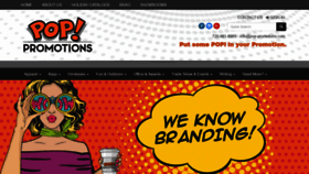 What Pop-promotions.com website looked like in 2019 (4 years ago)