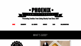 What Phoenixfamilyfoodie.com website looked like in 2019 (4 years ago)
