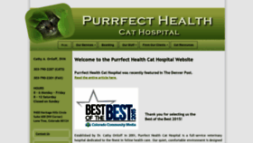 What Purrfecthealthcathospital.com website looked like in 2019 (4 years ago)